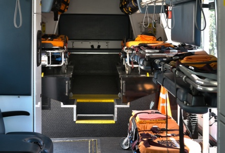 EMS ESU vehicle - interior